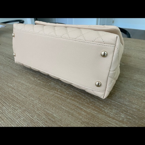 CHANEL Medium Coco Handle in Light Beige - Picture 9 of 14